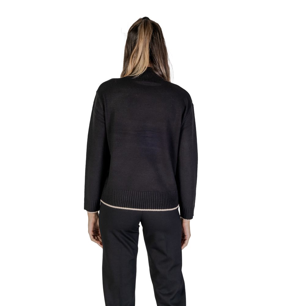 Street One Schwarzer Polyesterpullover