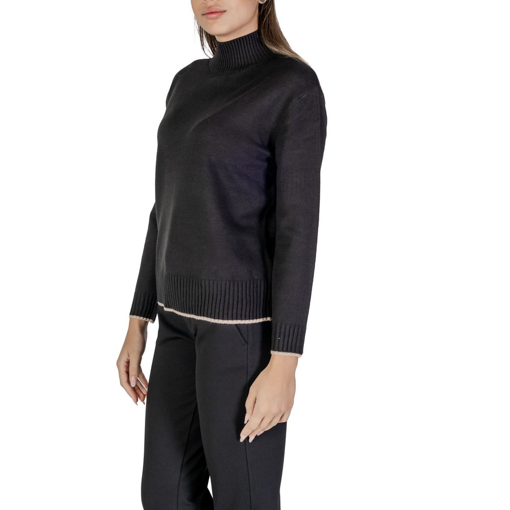 Street One Schwarzer Polyesterpullover