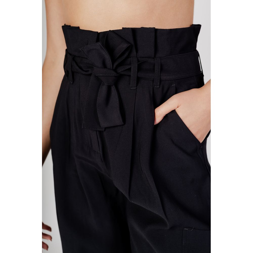 Pantalon en viscose noir Vila Clothes