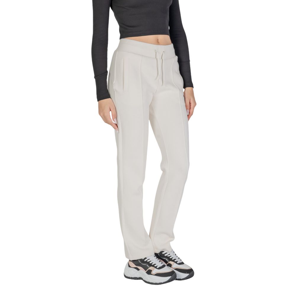 Guess Active Cremefarbene Jogginghose aus Baumwolle
