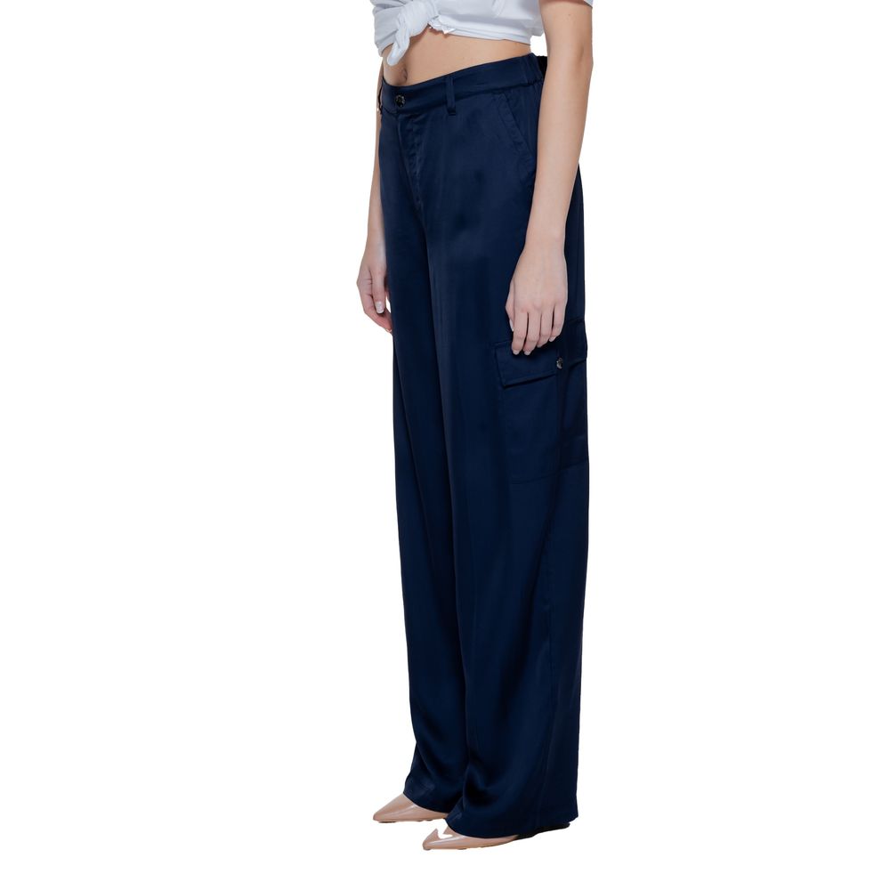 Pantalon en viscose bleu Street One