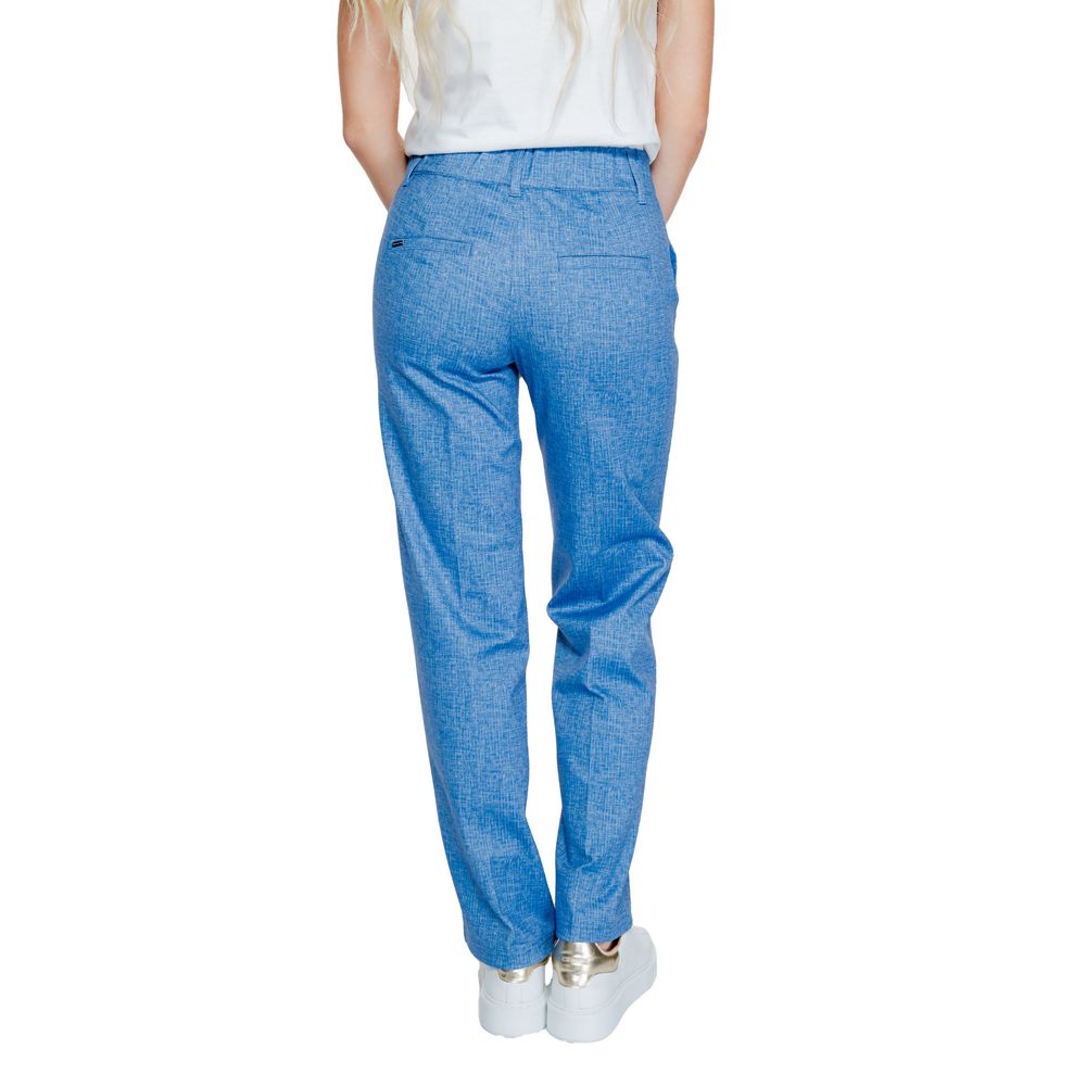 Pantalon bleu en polyester Street One
