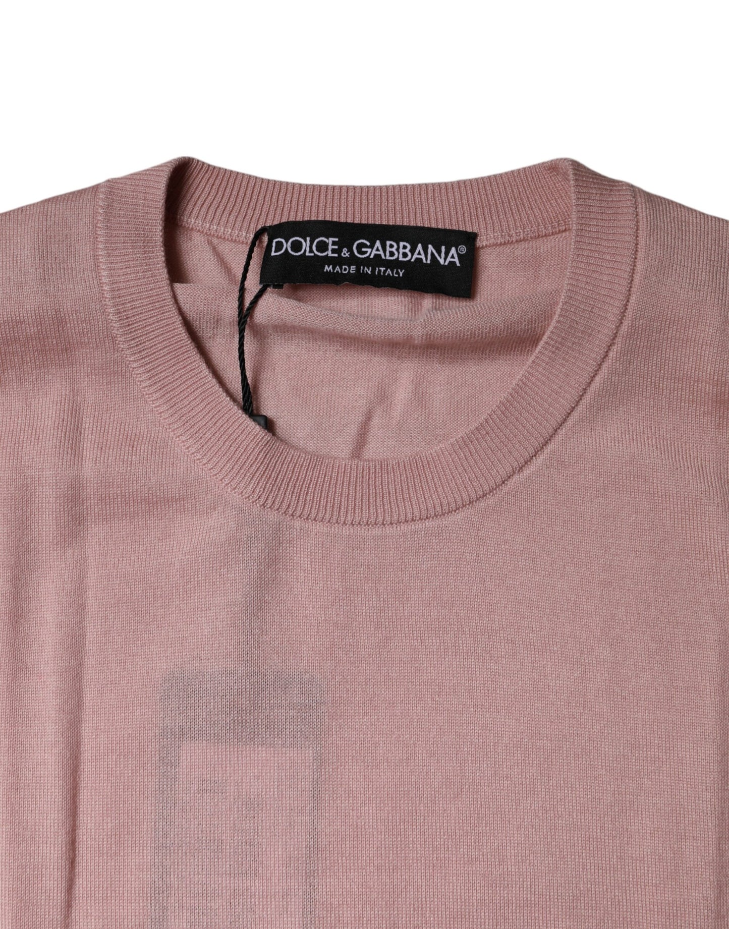 Débardeur sans manches en cachemire rose Dolce & Gabbana