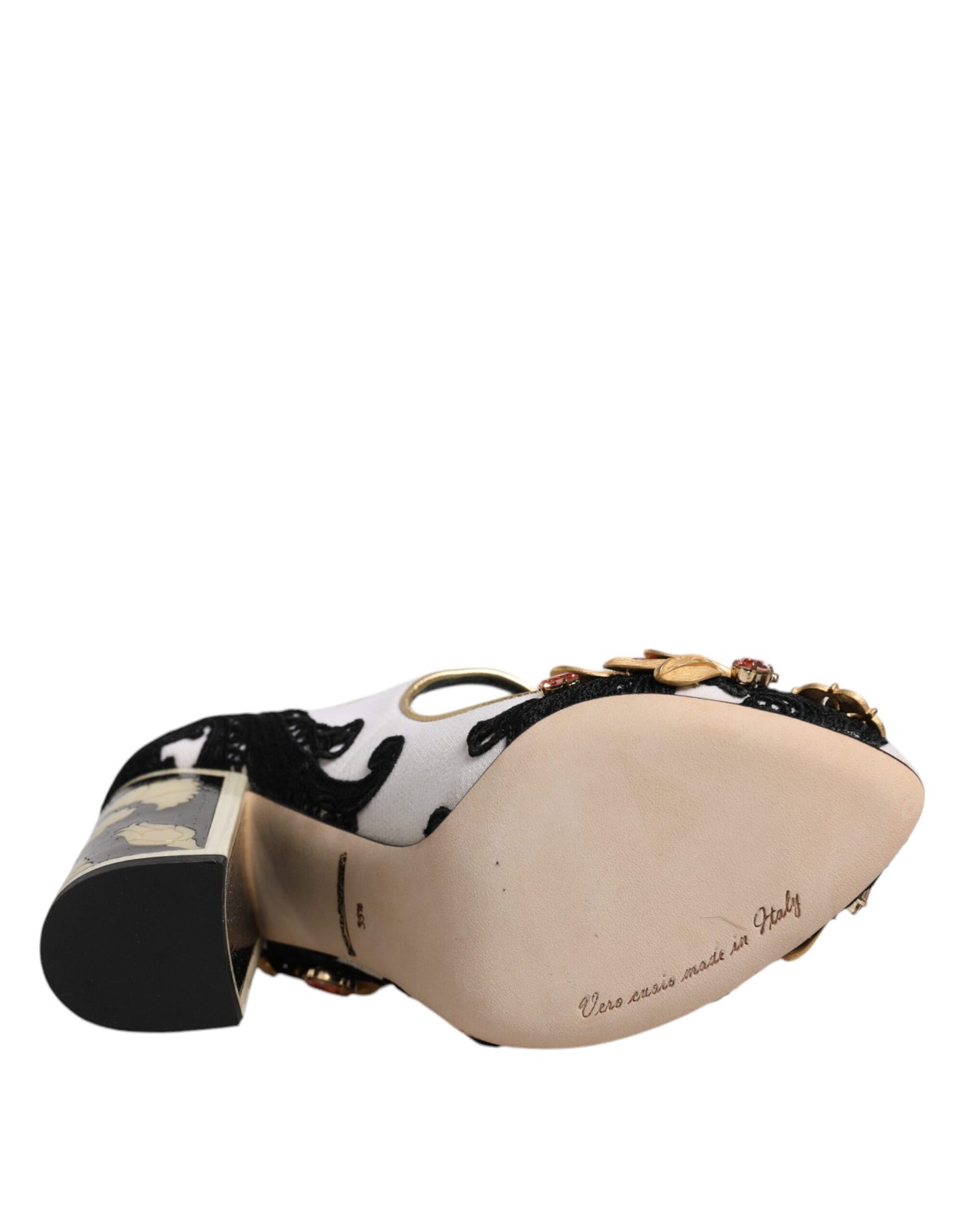 Dolce & Gabbana Mehrfarbige Pumps mit verzierten Absätzen