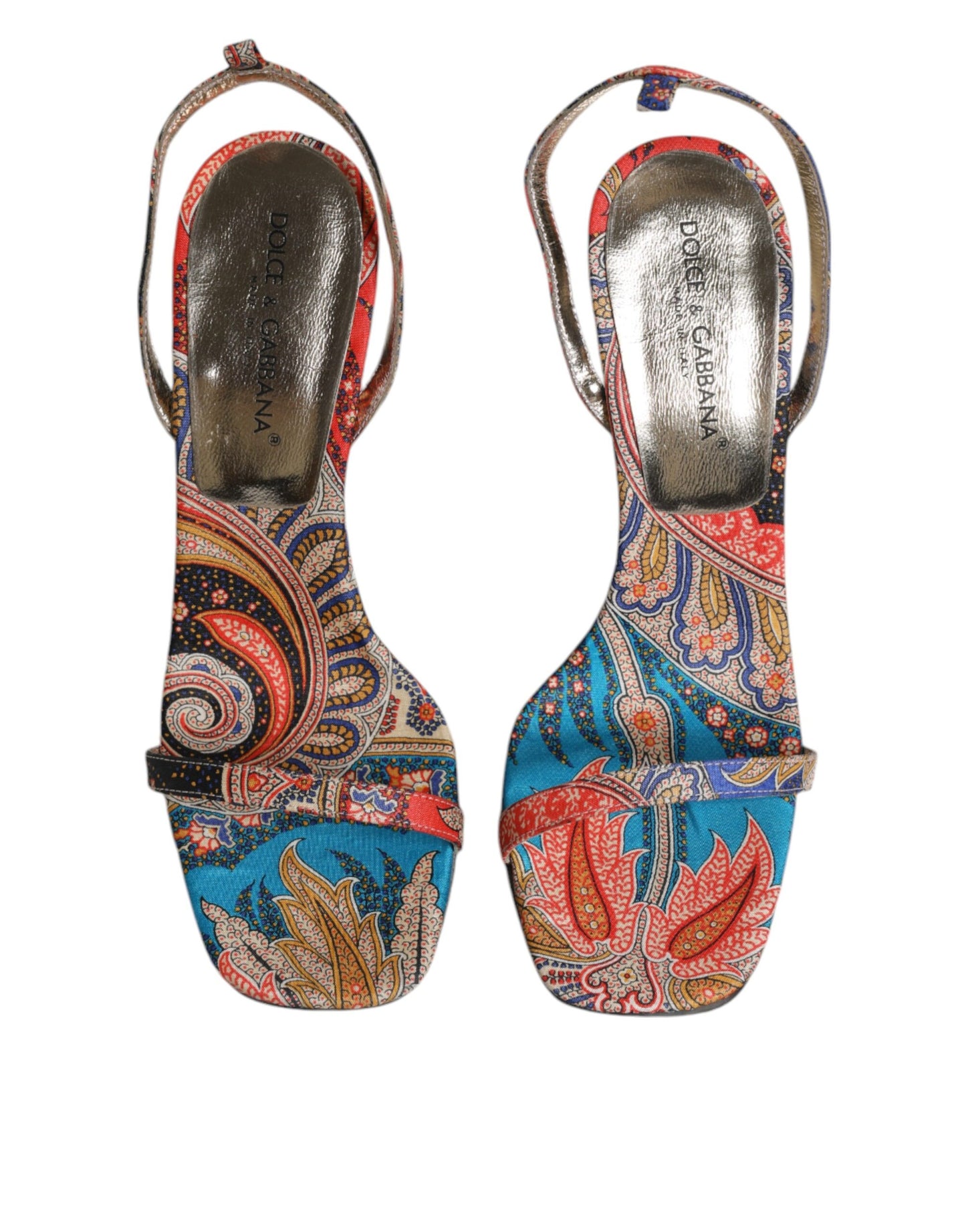 Sandales à talons hauts Dolce & Gabbana à fleurs multicolores