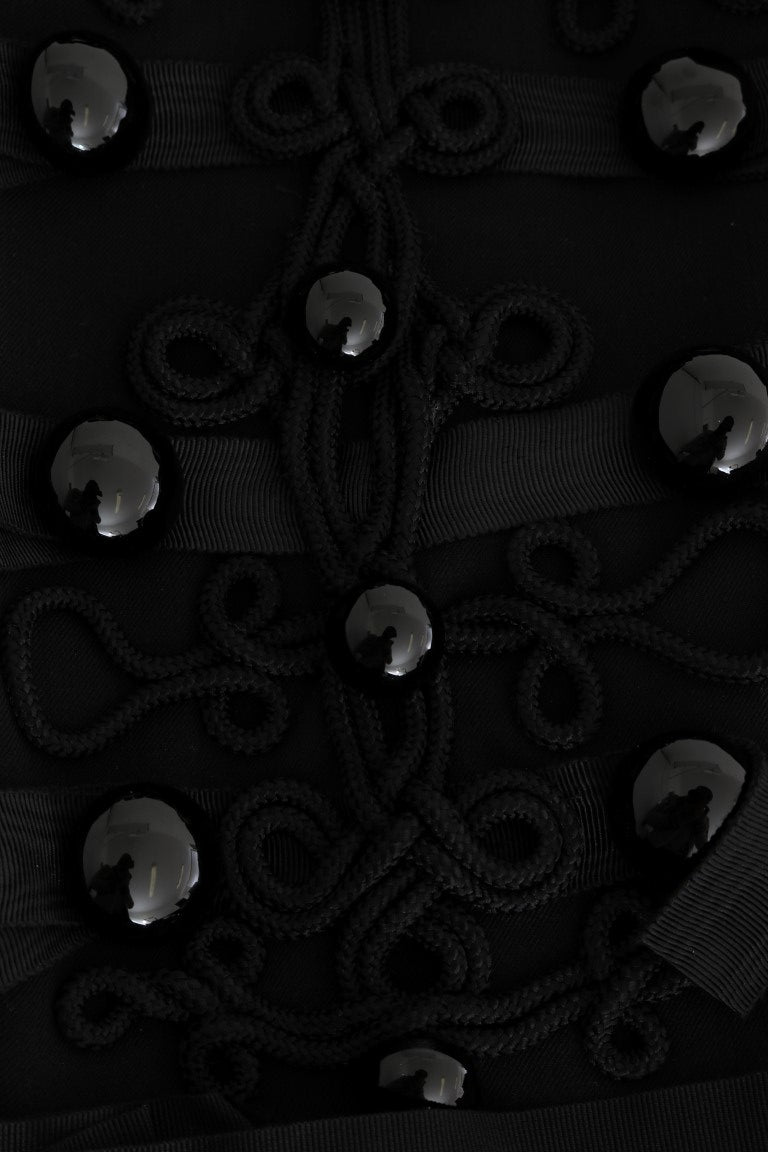 Trench en laine noire Dolce & Gabbana