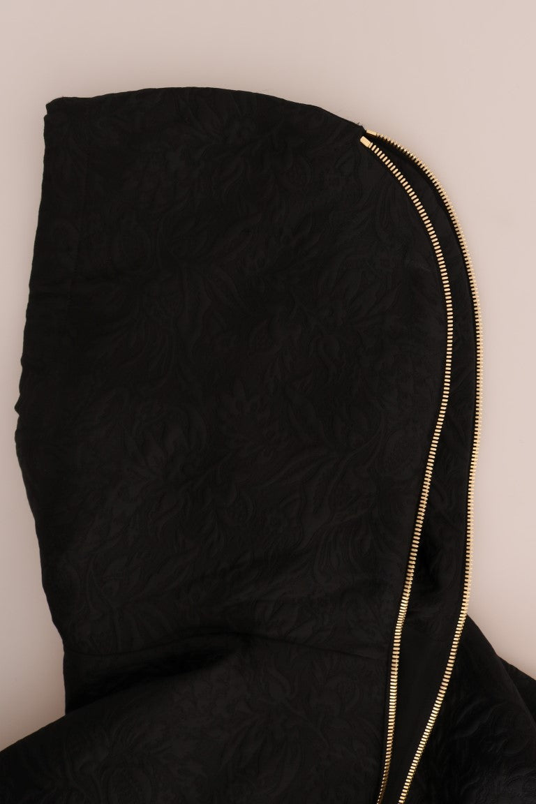 Pull à capuche noir à cristaux Fairy Tale de Dolce & Gabbana