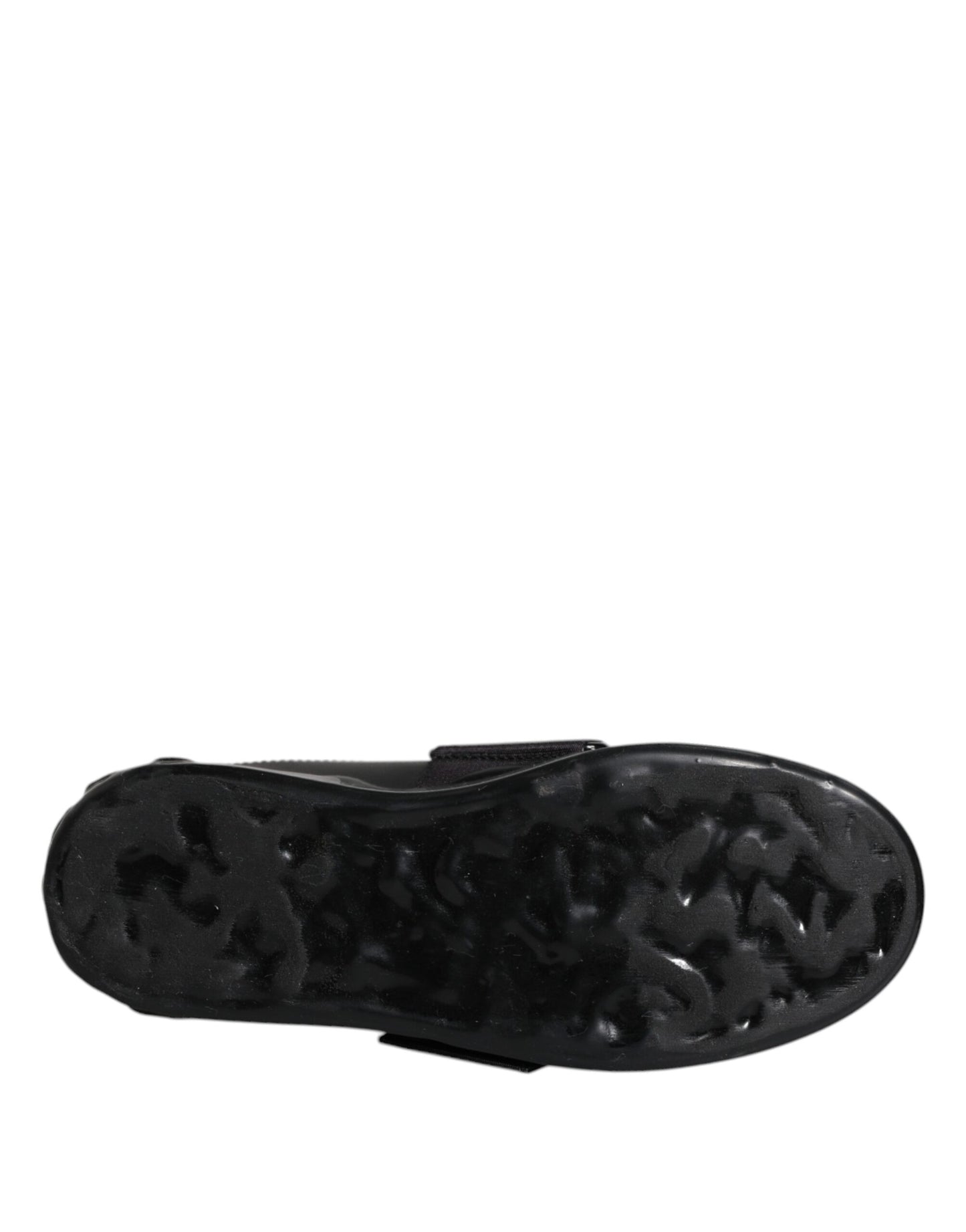 Baskets basses noires Dolce & Gabbana D&G AMORE