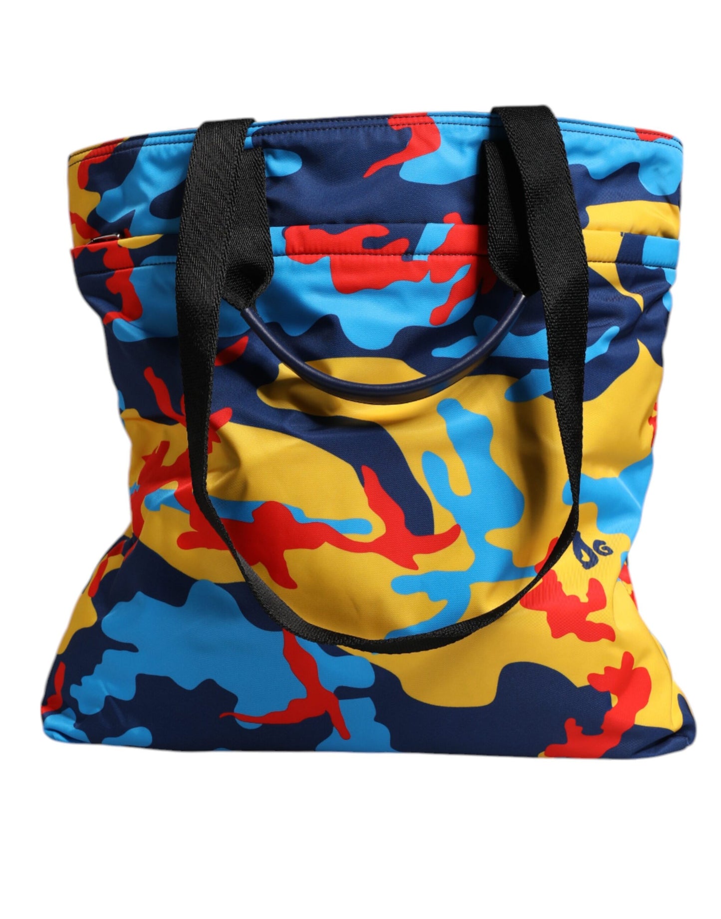 Sac cabas Dolce & Gabbana en nylon camouflage multicolore