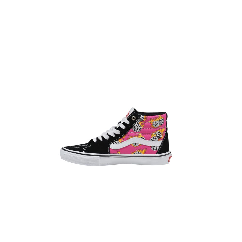 Baskets Vans en cuir suédé rose