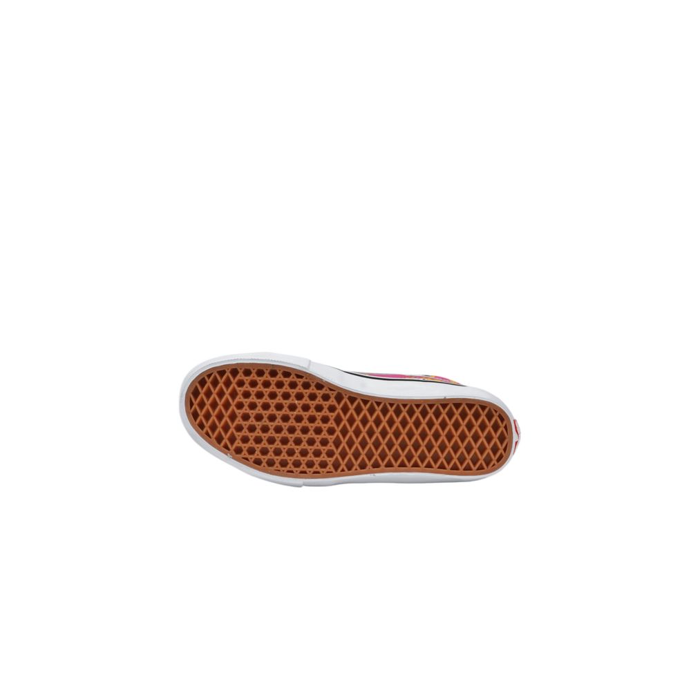 Baskets Vans en cuir suédé rose