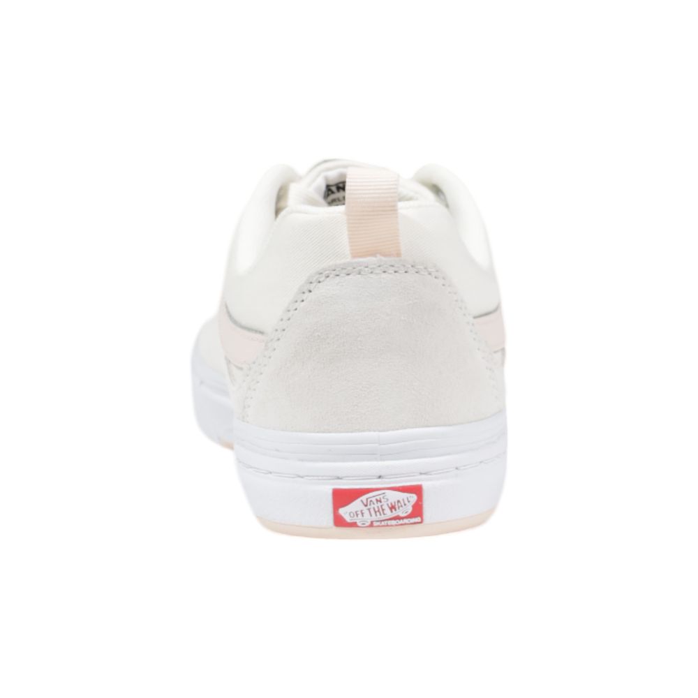 Baskets en cuir rose Vans