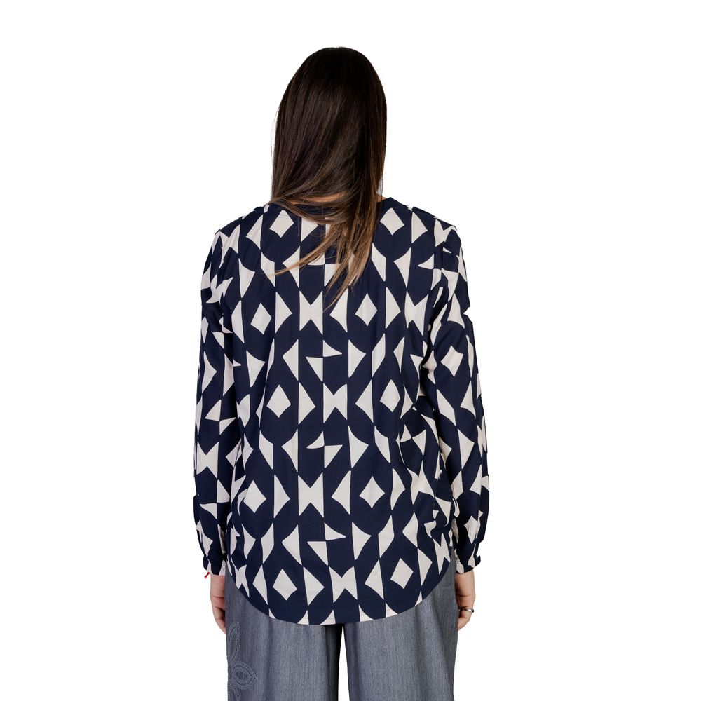 Chemisier en viscose bleu Street One