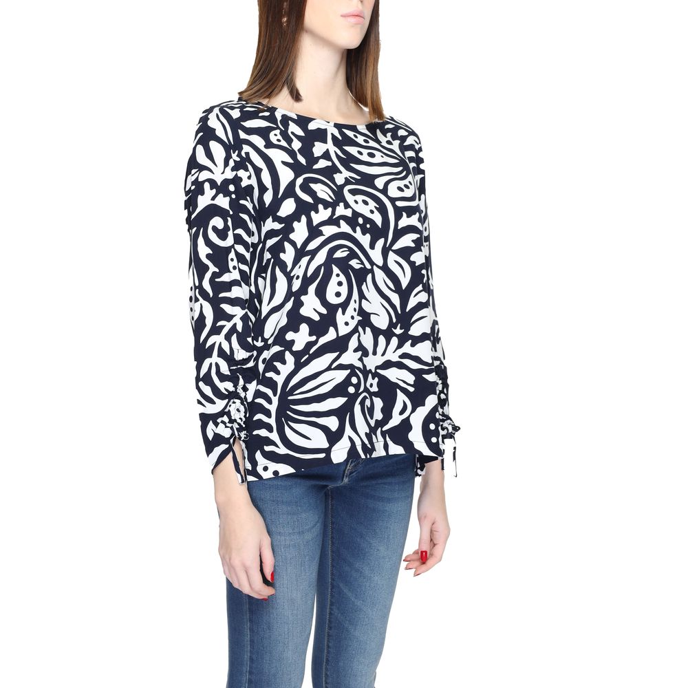 Chemisier en viscose bleu Street One