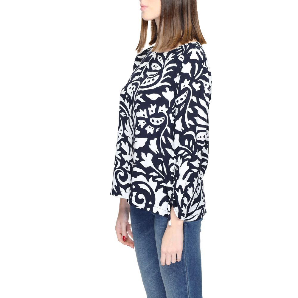 Chemisier en viscose bleu Street One