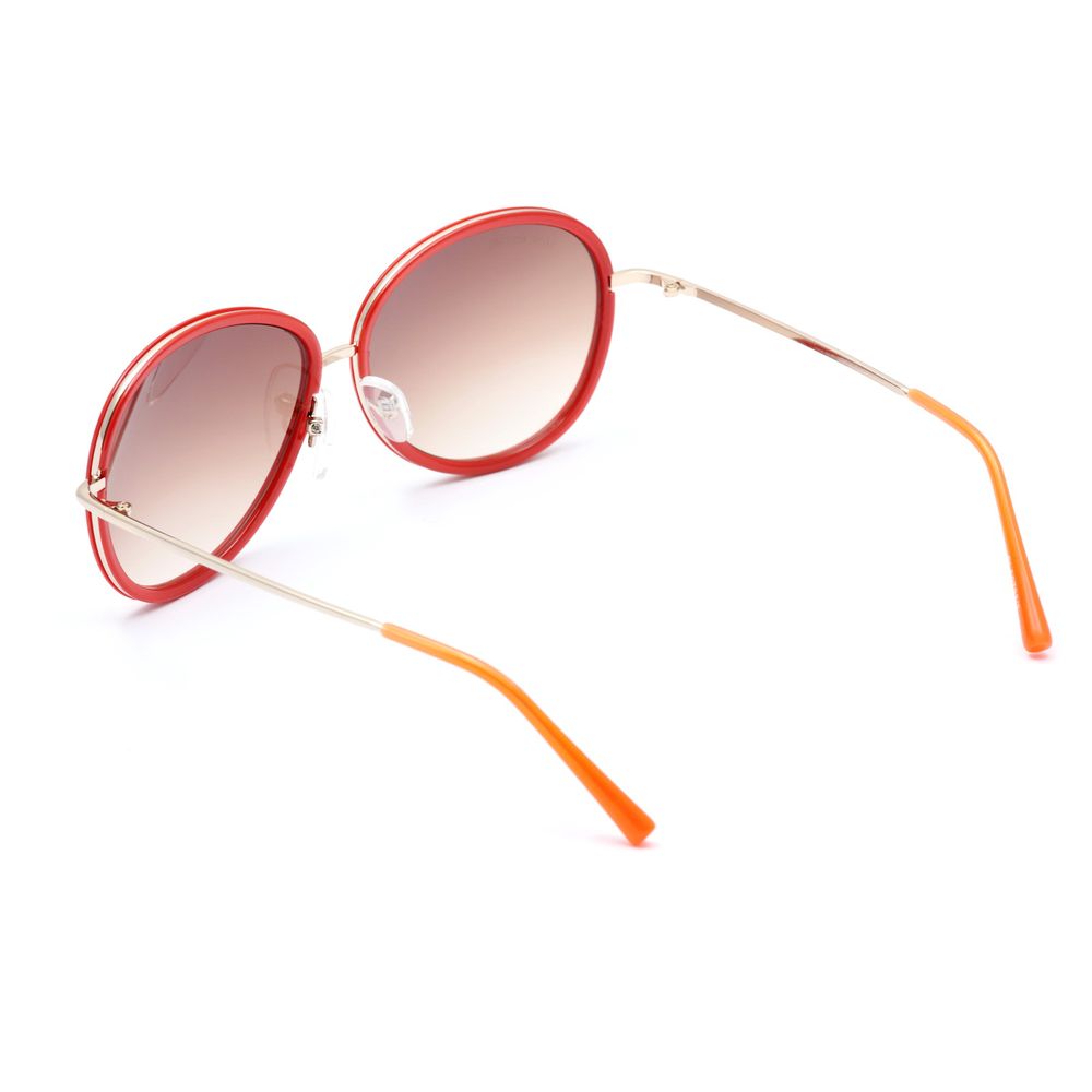 Lunettes de soleil Lancaster en métal rouge