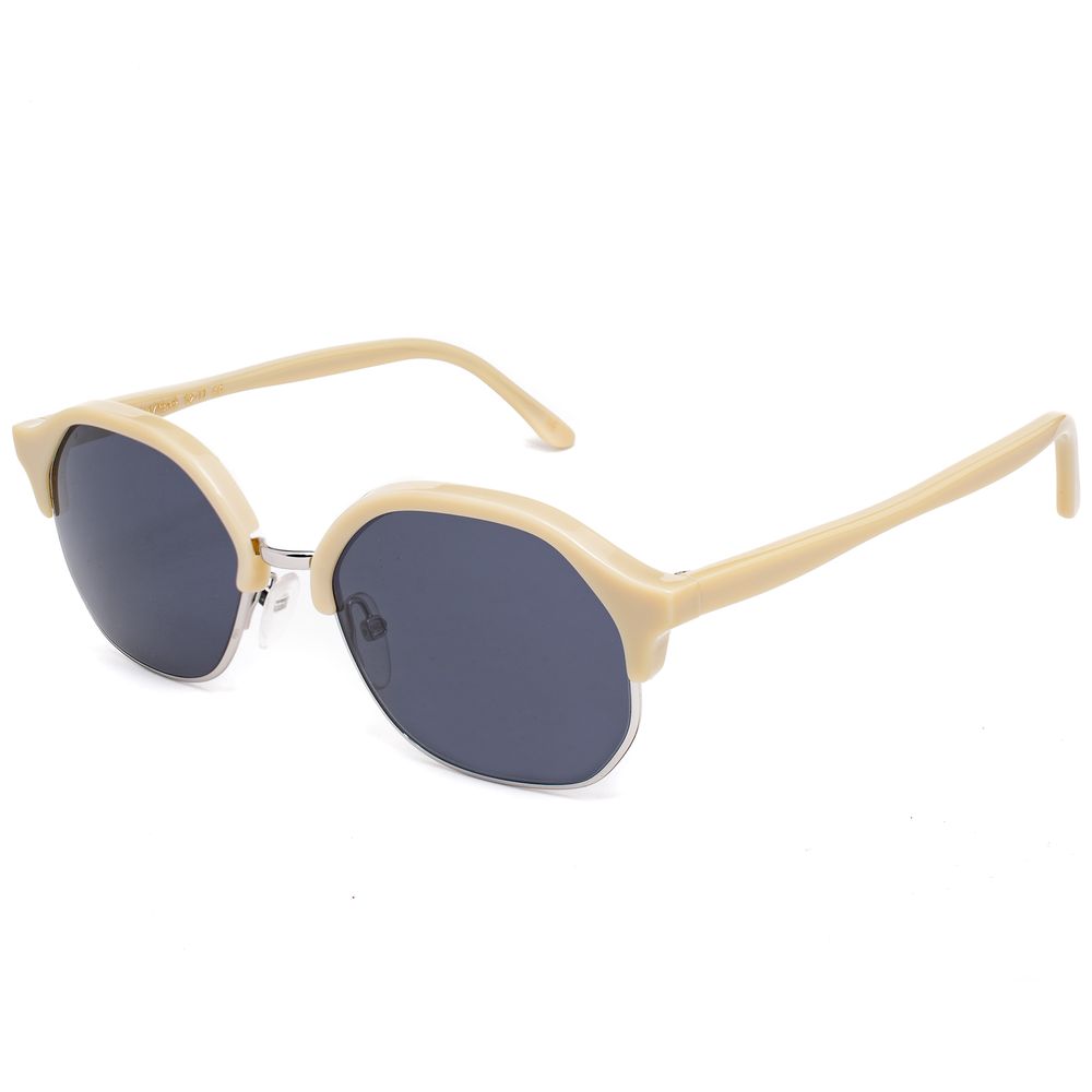 Lunettes de soleil en acétate blanc LGR