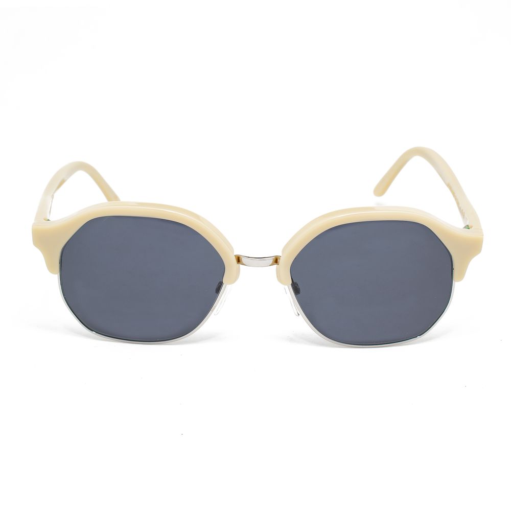 Lunettes de soleil en acétate blanc LGR