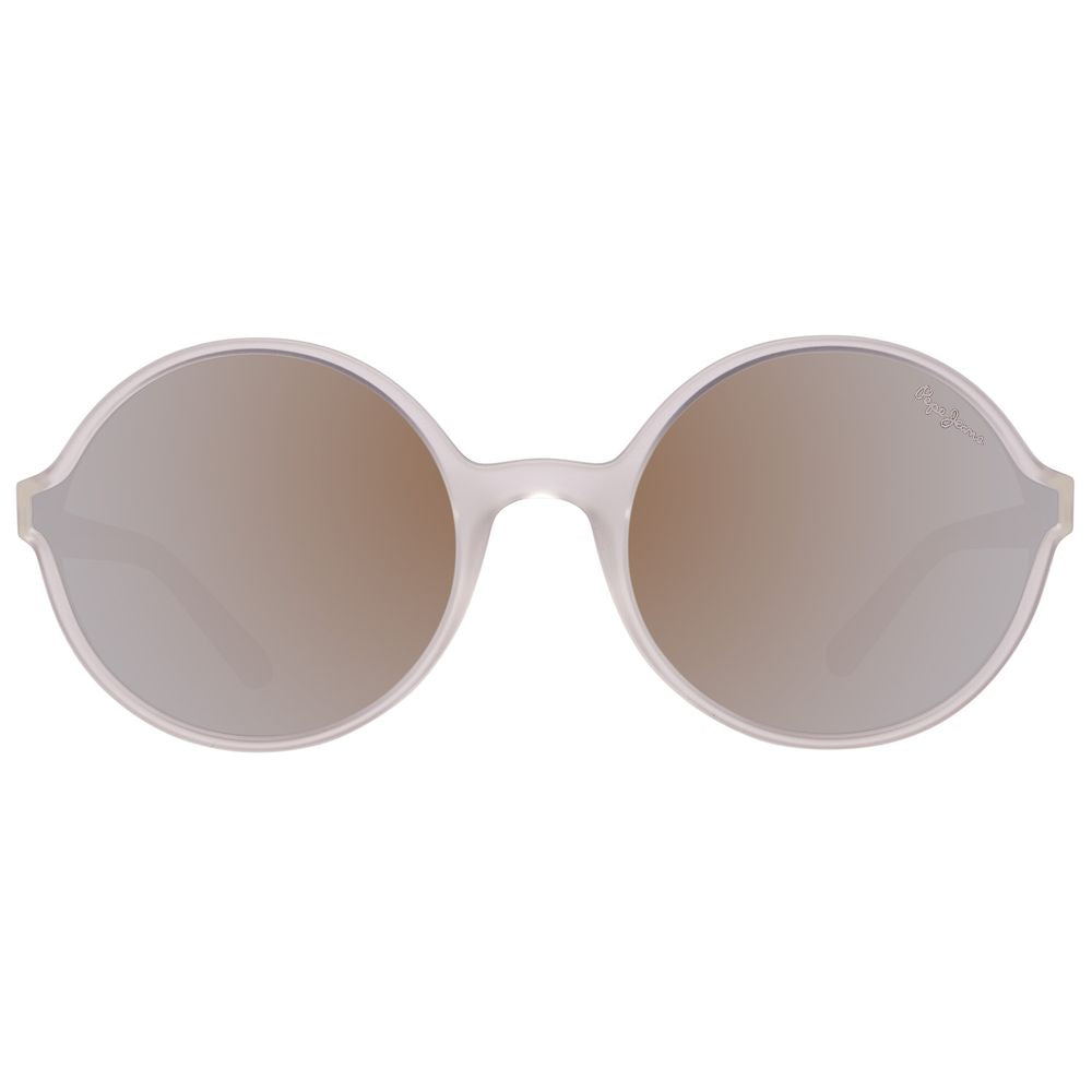 Lunettes de soleil en plastique transparent Pepe Jeans