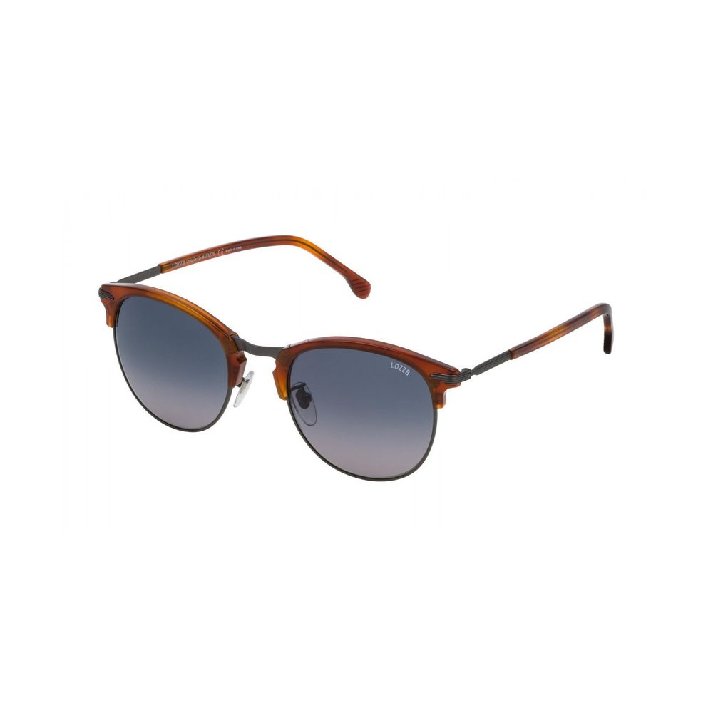 Lunettes de soleil en acétate marron Lozza