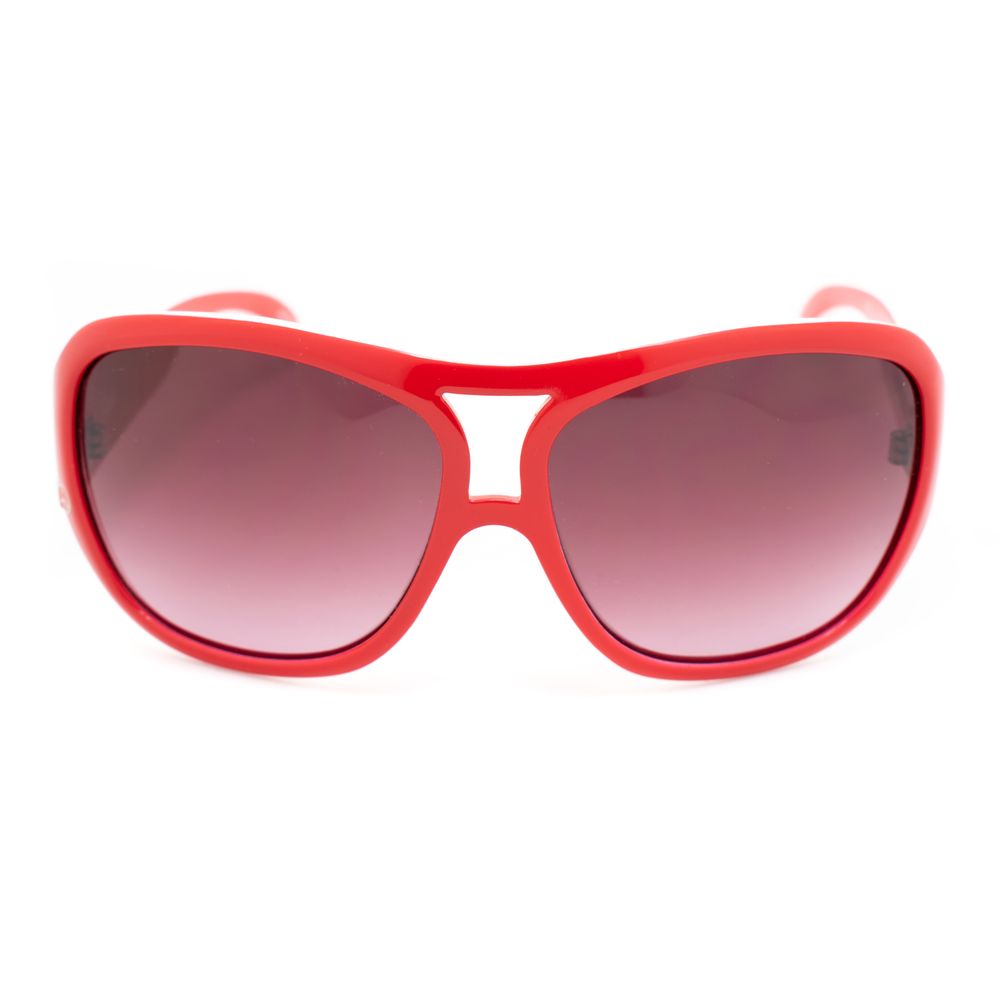 Lunettes de soleil Jee Vice en acétate rouge