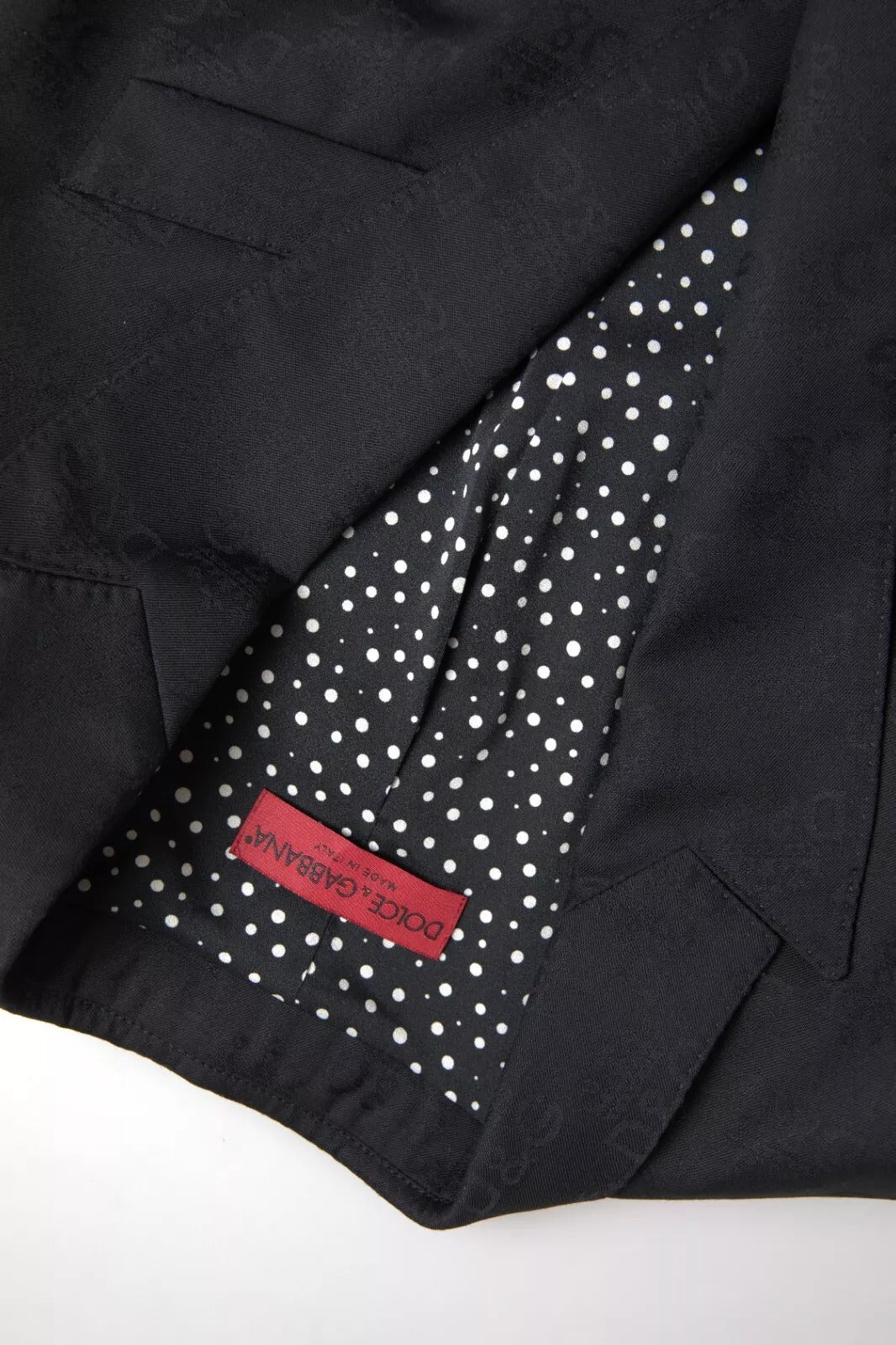 Veste blazer noire à manches longues Dolce & Gabbana