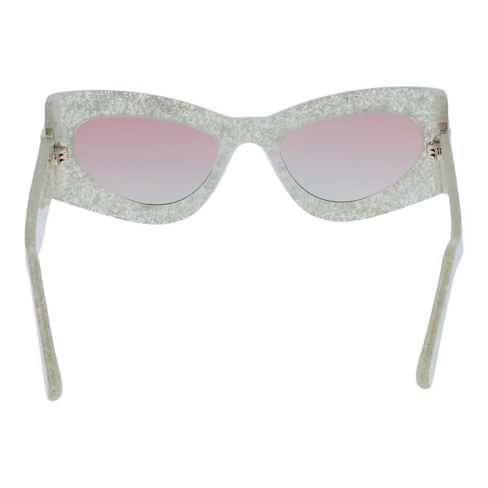 GCDS – Silberne Unisex-Sonnenbrille