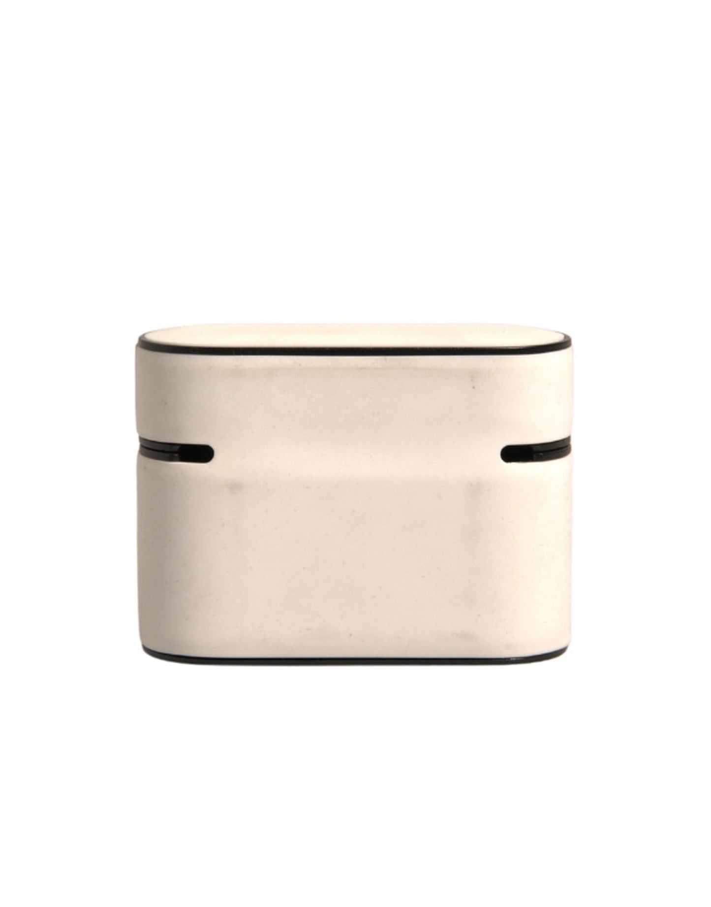 Dolce & Gabbana – Airpods-Hülle aus weißem PVC mit geprägtem Logo