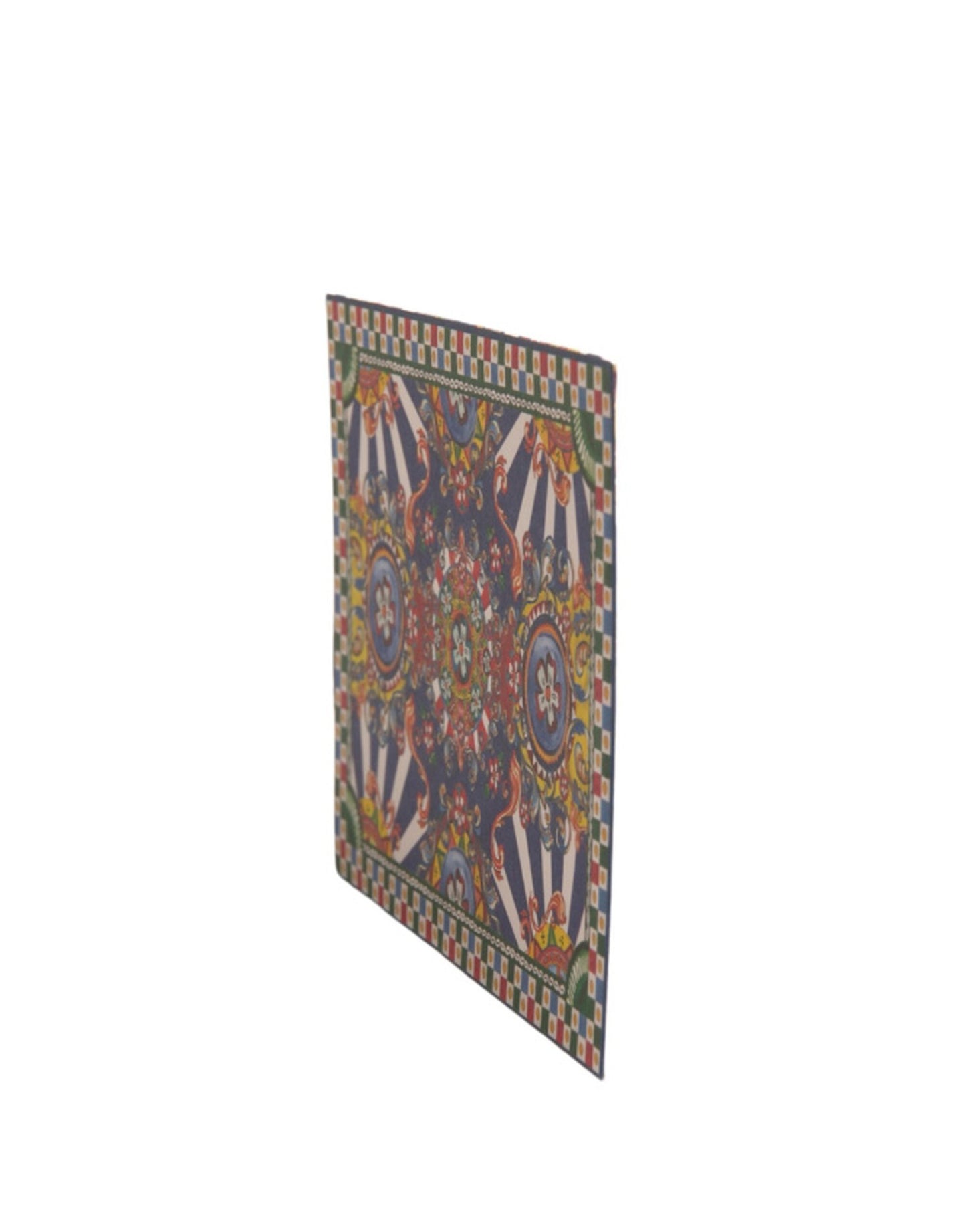 Dolce & Gabbana Porte-carte postale enveloppe sicilienne Carretto multicolore