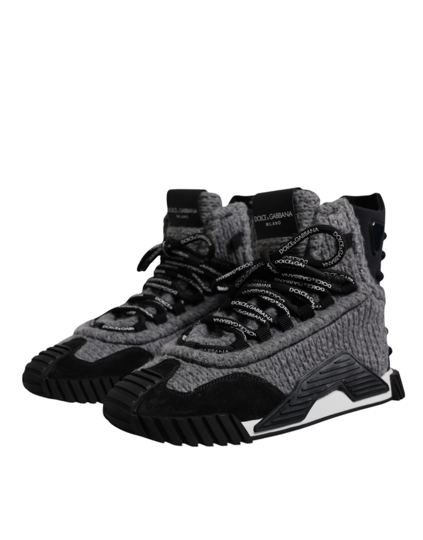 Baskets montantes Dolce & Gabbana NS1 grises et noires