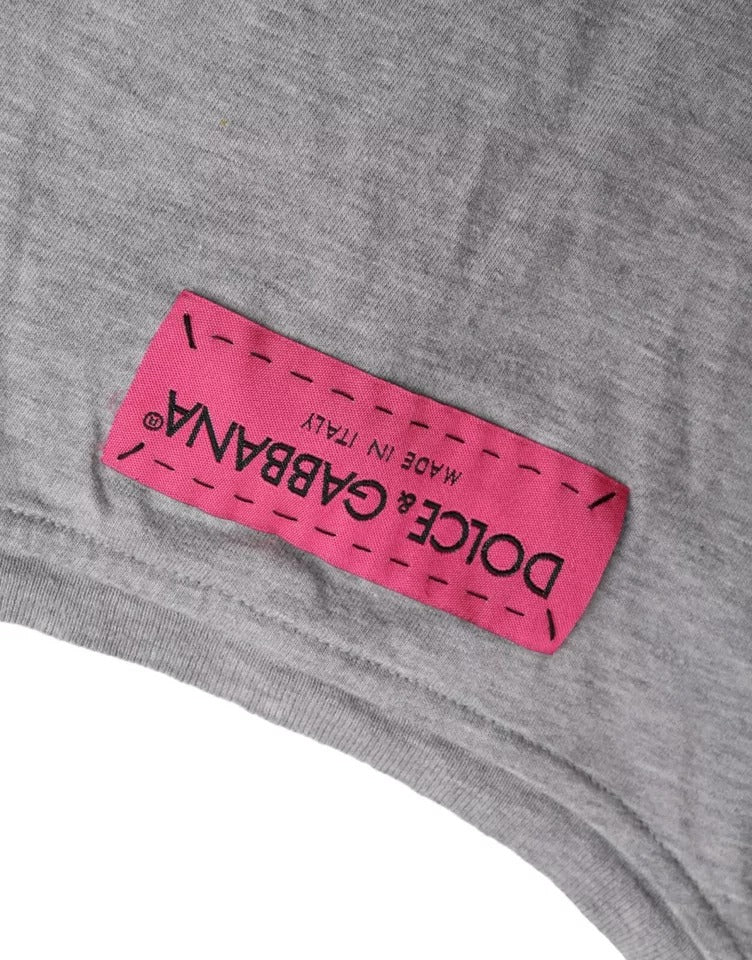 T-shirt en coton gris Dolce & Gabbana Love Is Beauty