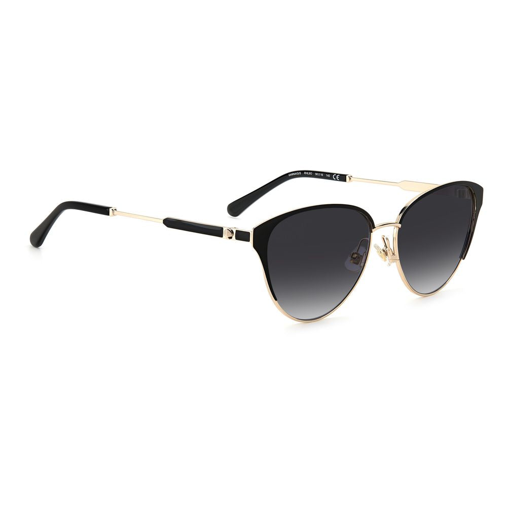 Lunettes de soleil Kate Spade en métal noir