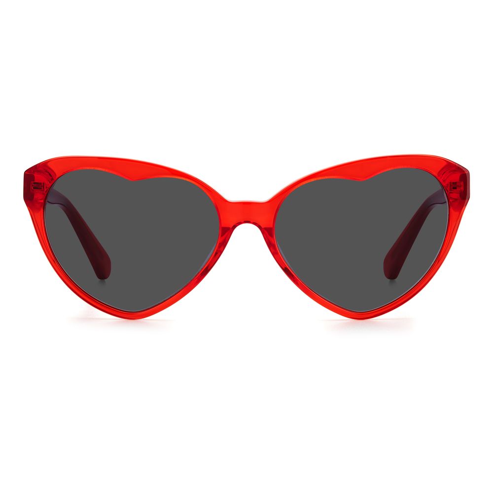 Lunettes de soleil Kate Spade en acétate rouge