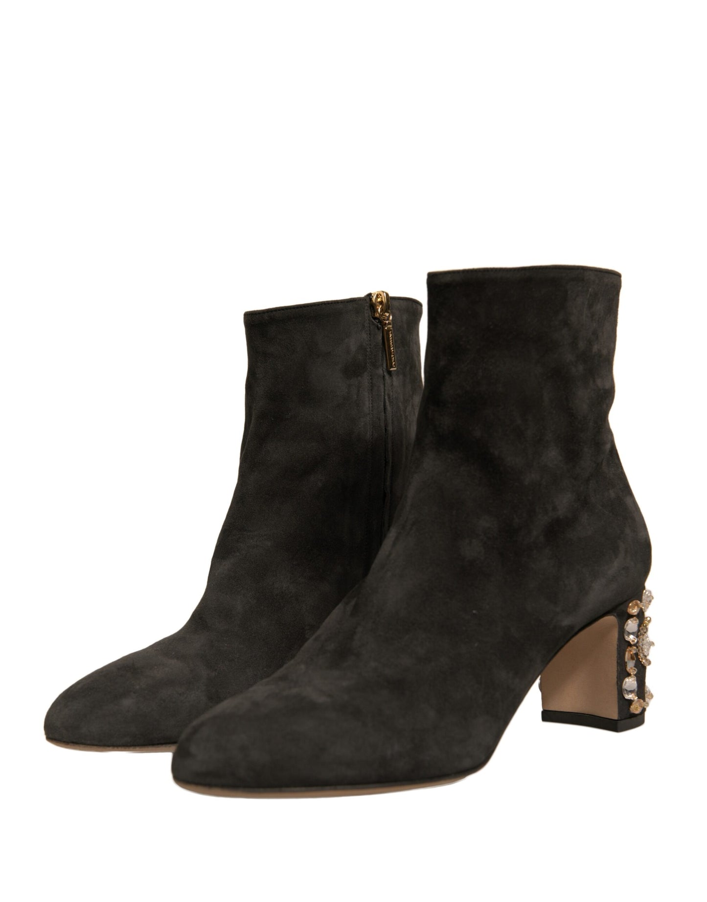 Bottines à talons noires Dolce & Gabbana