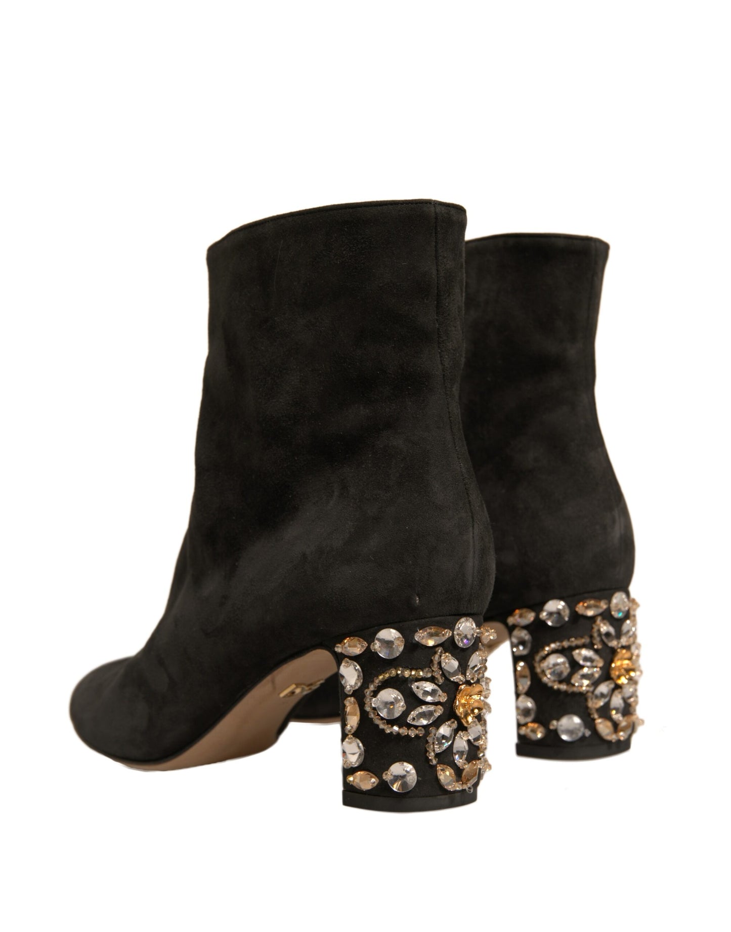 Bottines à talons noires Dolce & Gabbana