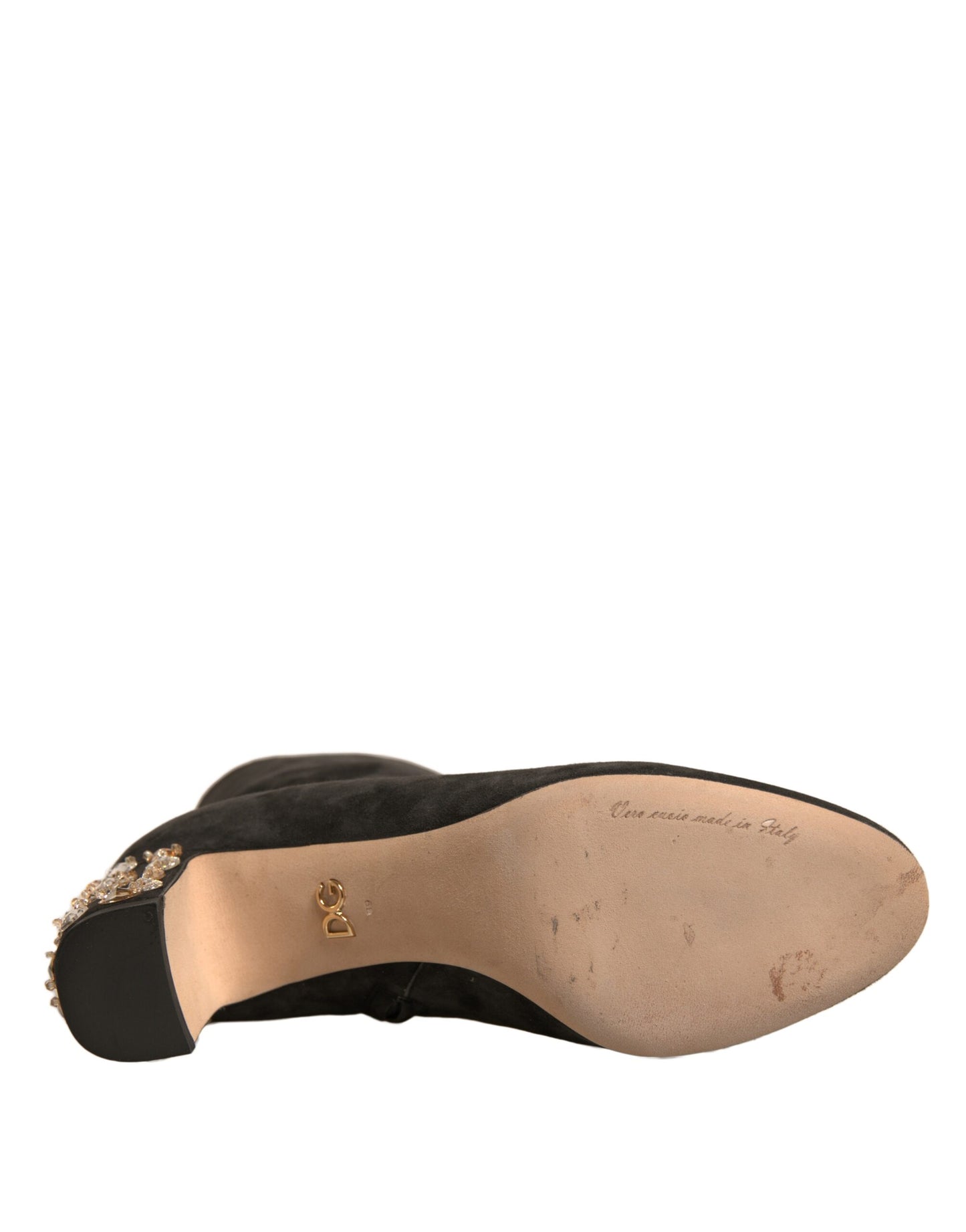 Bottines à talons noires Dolce & Gabbana
