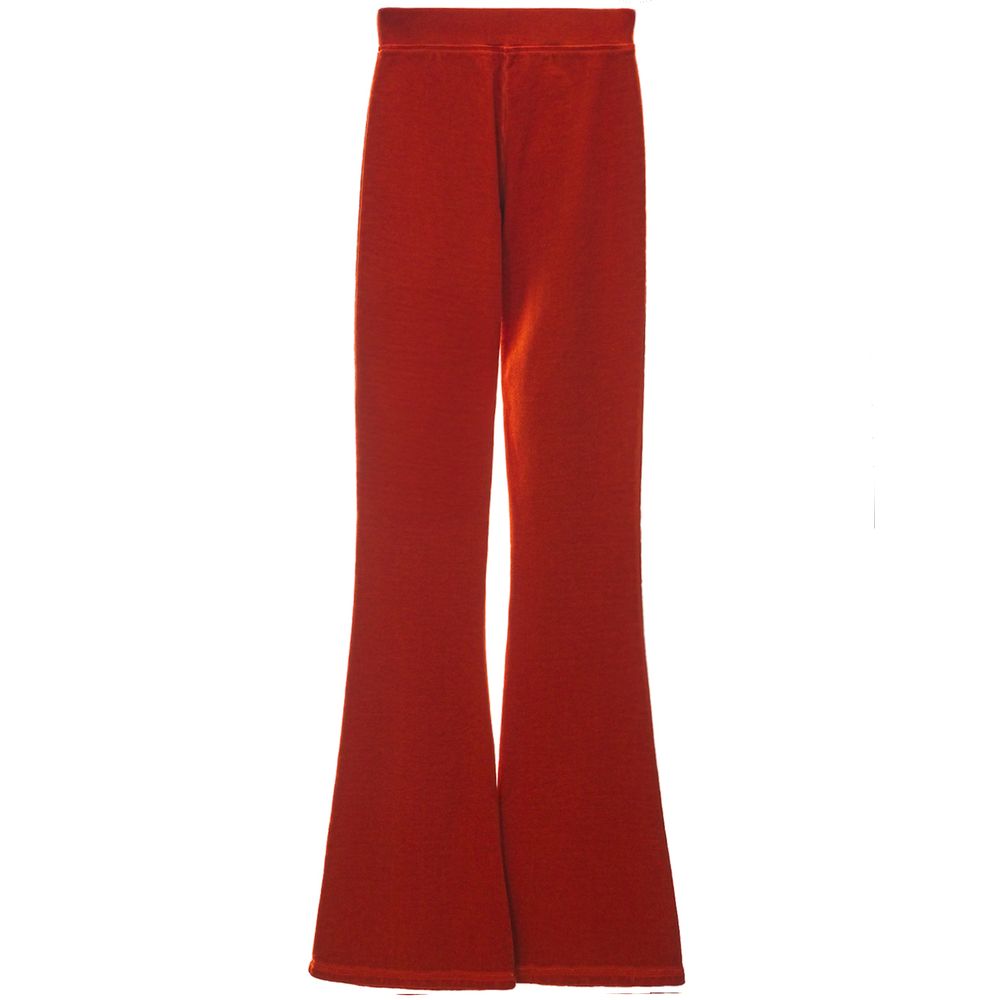 Dsquared² Rote Schlaghose aus Baumwolle