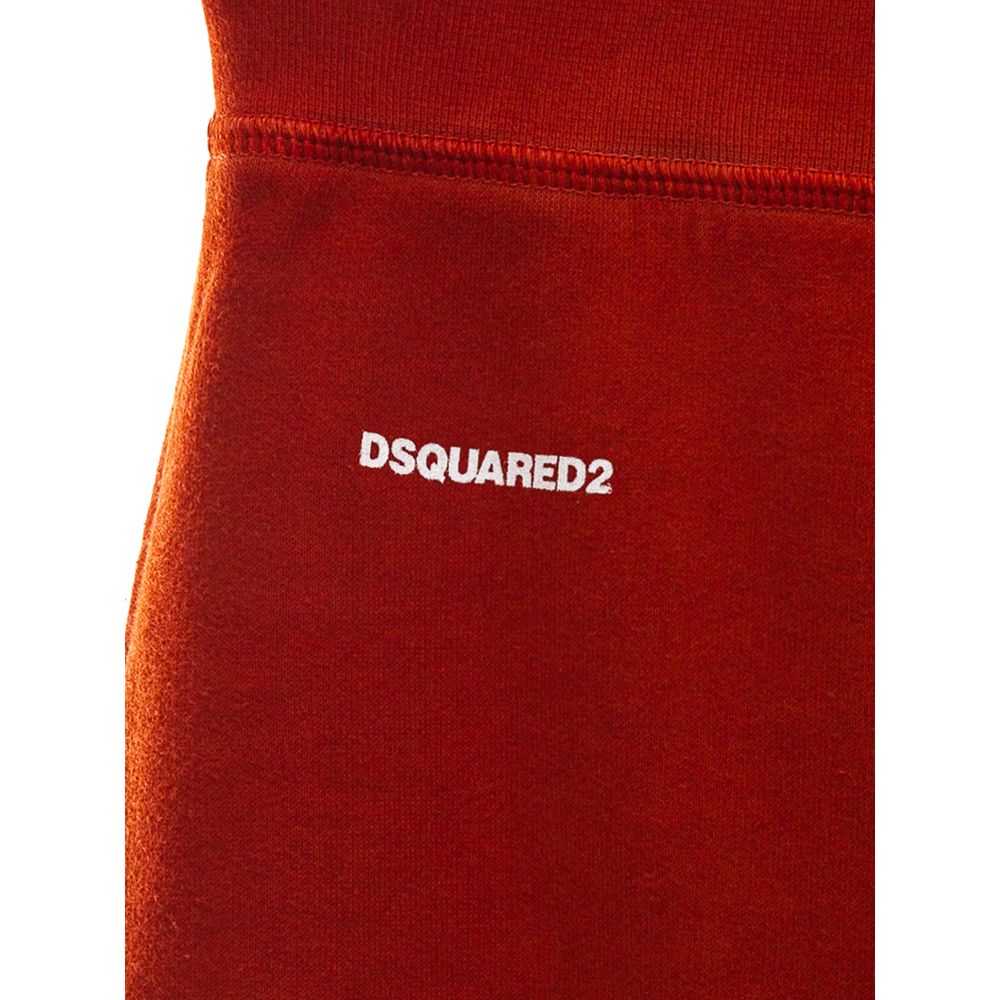 Dsquared² Rote Schlaghose aus Baumwolle
