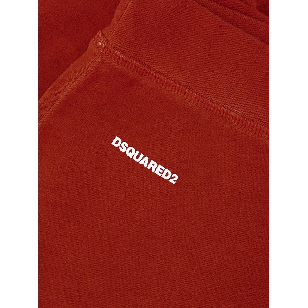 Dsquared² Rote Schlaghose aus Baumwolle