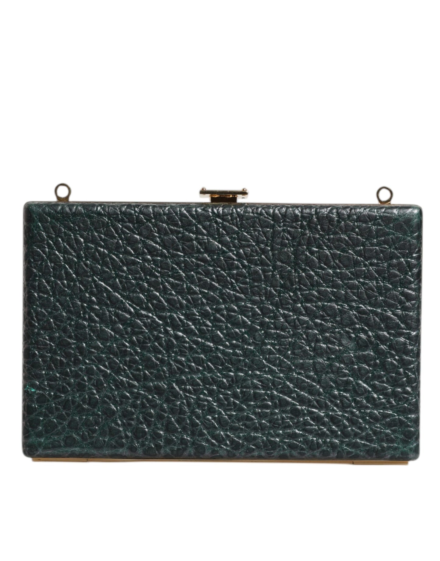 Sac à bandoulière de soirée en cuir noir Dolce & Gabbana