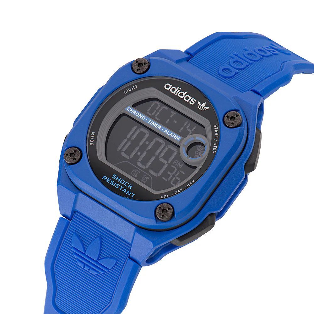 Adidas Blue Synthetic Digital Watch