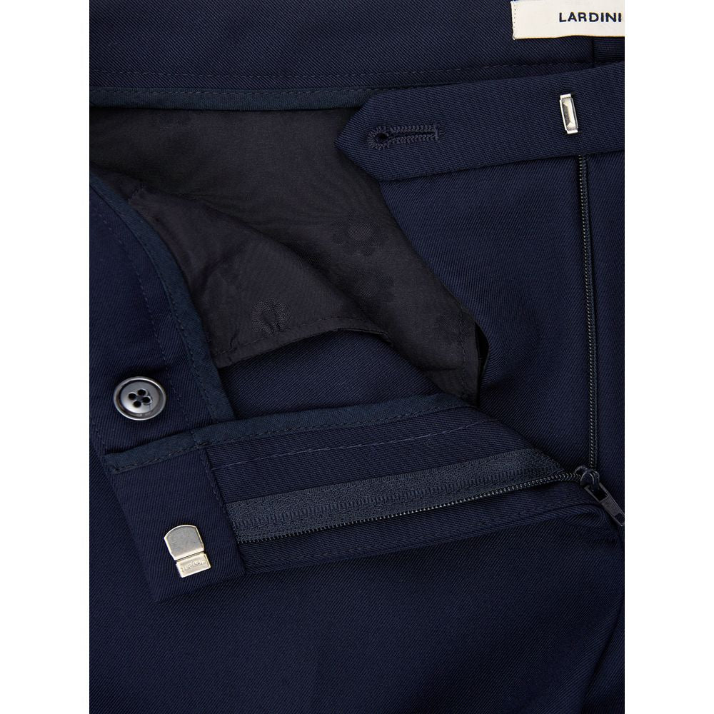 Lardini Pantalon élégant en laine bleue pour femme