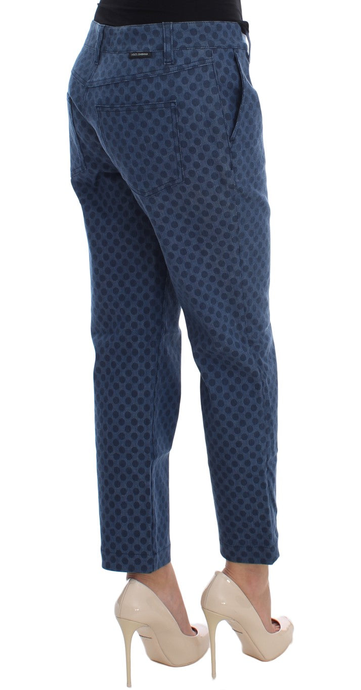 Jean capri extensible à pois Dolce & Gabbana