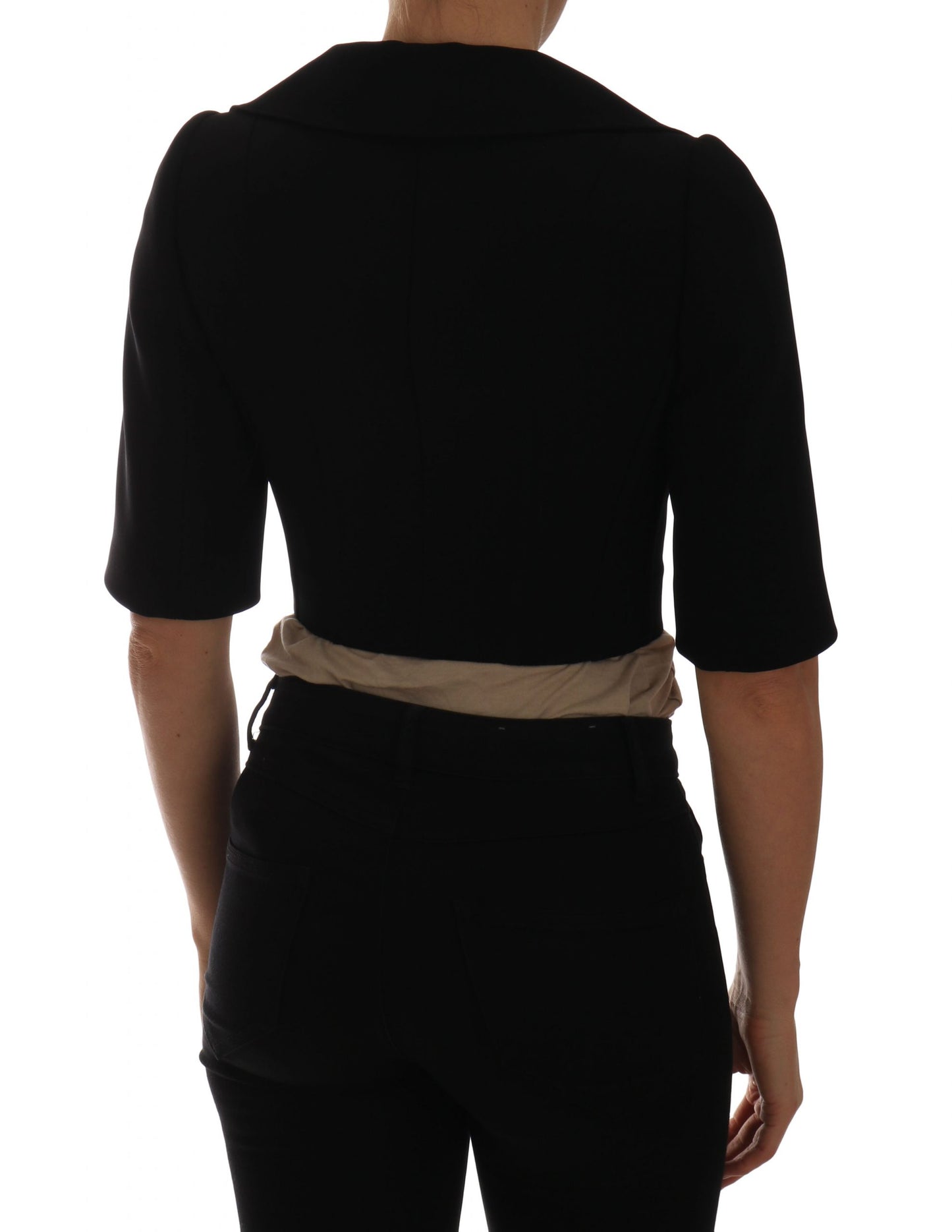 Blazer court noir Dolce & Gabbana