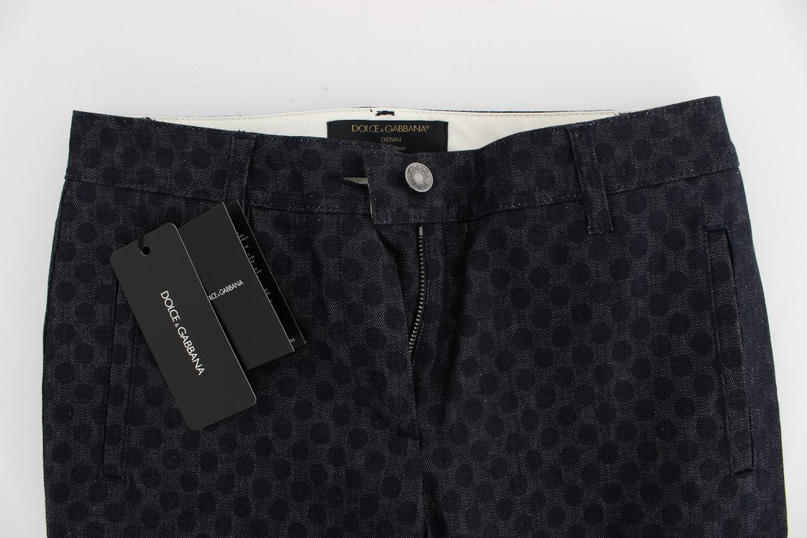 Jean slim capri à pois Dolce & Gabbana
