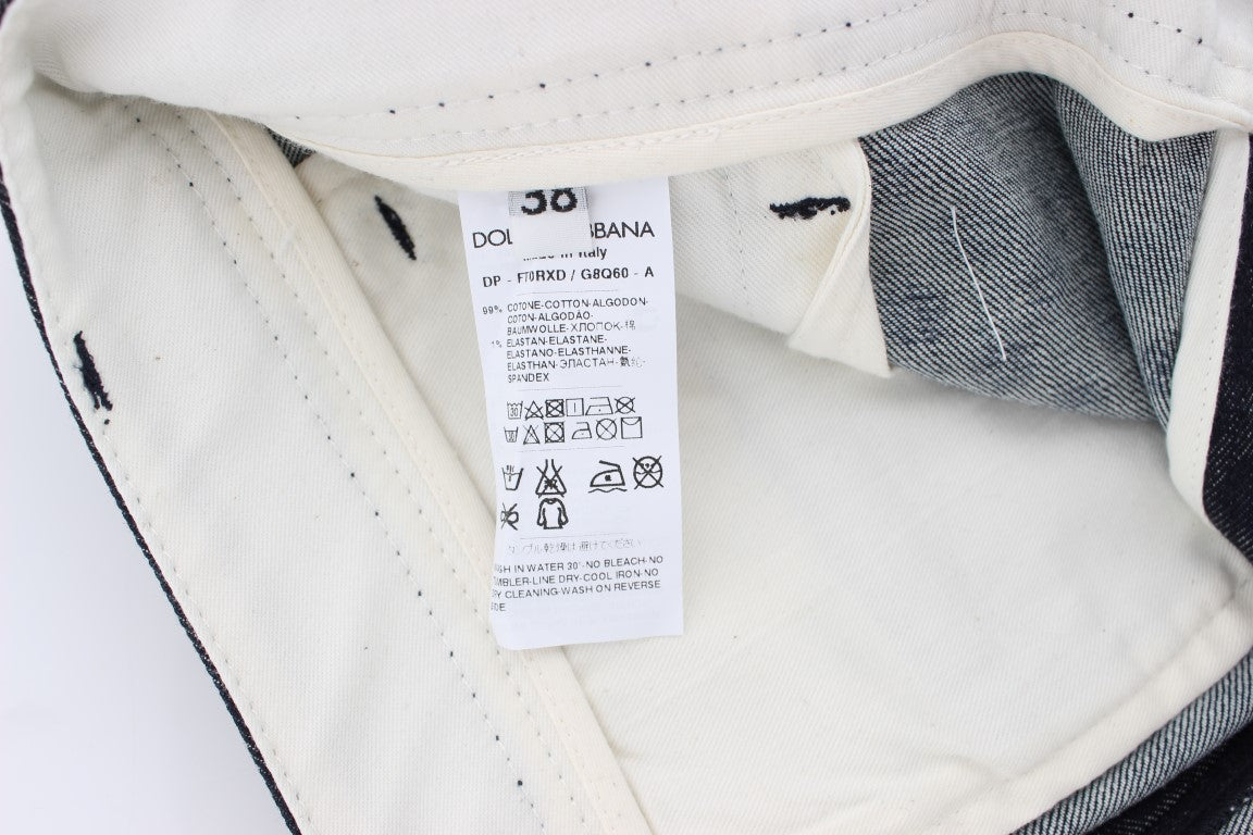 Jean slim capri à pois Dolce & Gabbana