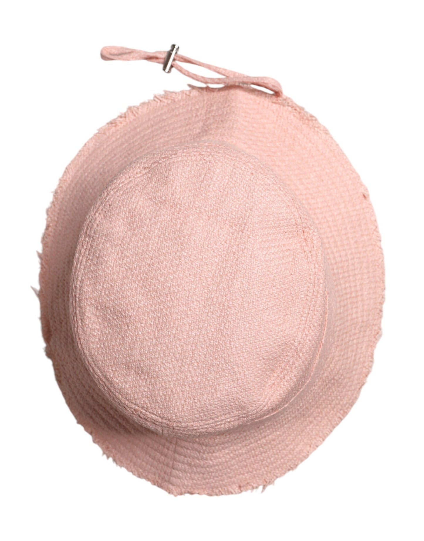 Bob à large bord en coton rose Dolce & Gabbana