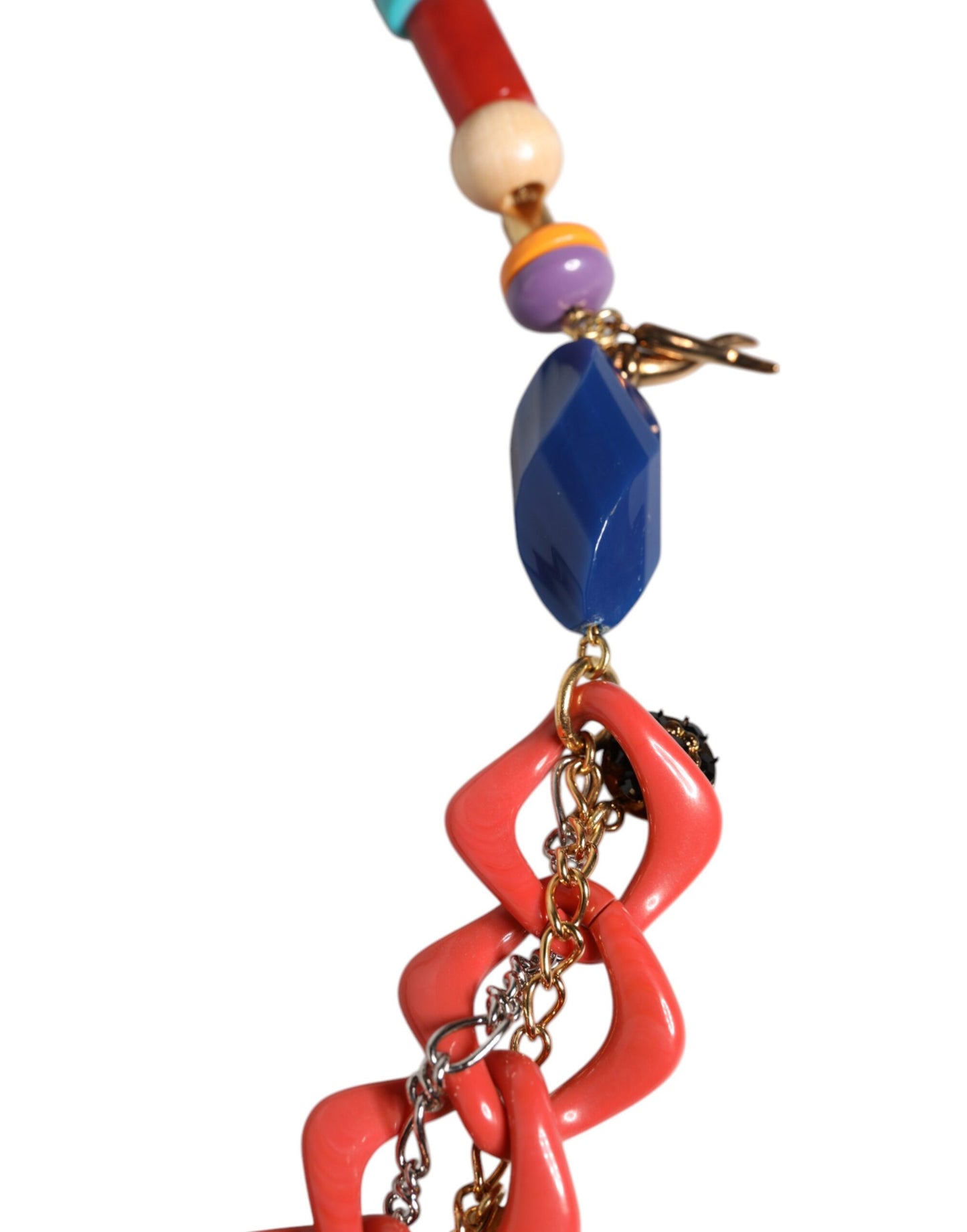 Dolce & Gabbana – Mehrfarbiger, verzierter Taillenkettengürtel