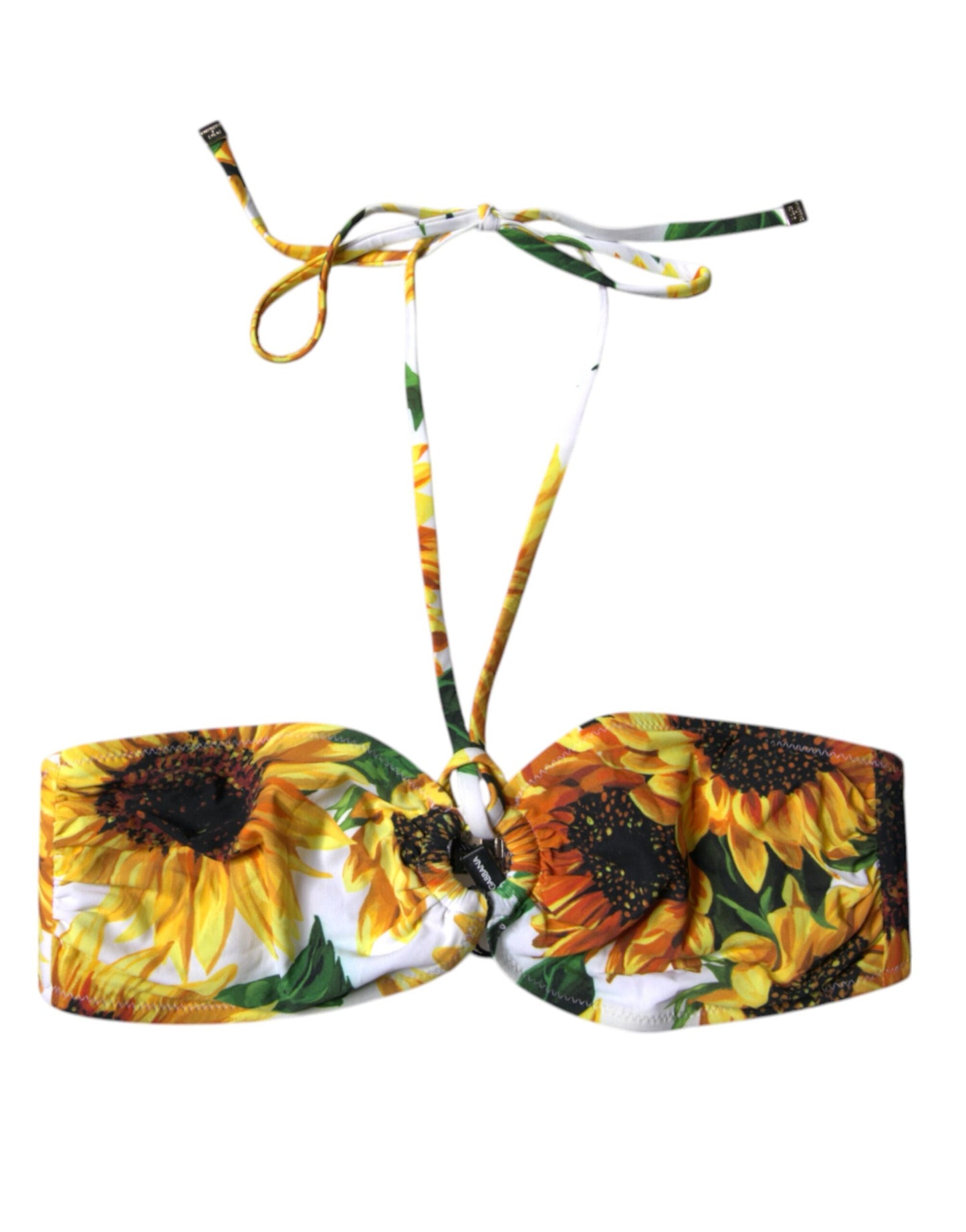 Haut de bikini à fleurs multicolores Dolce & Gabbana