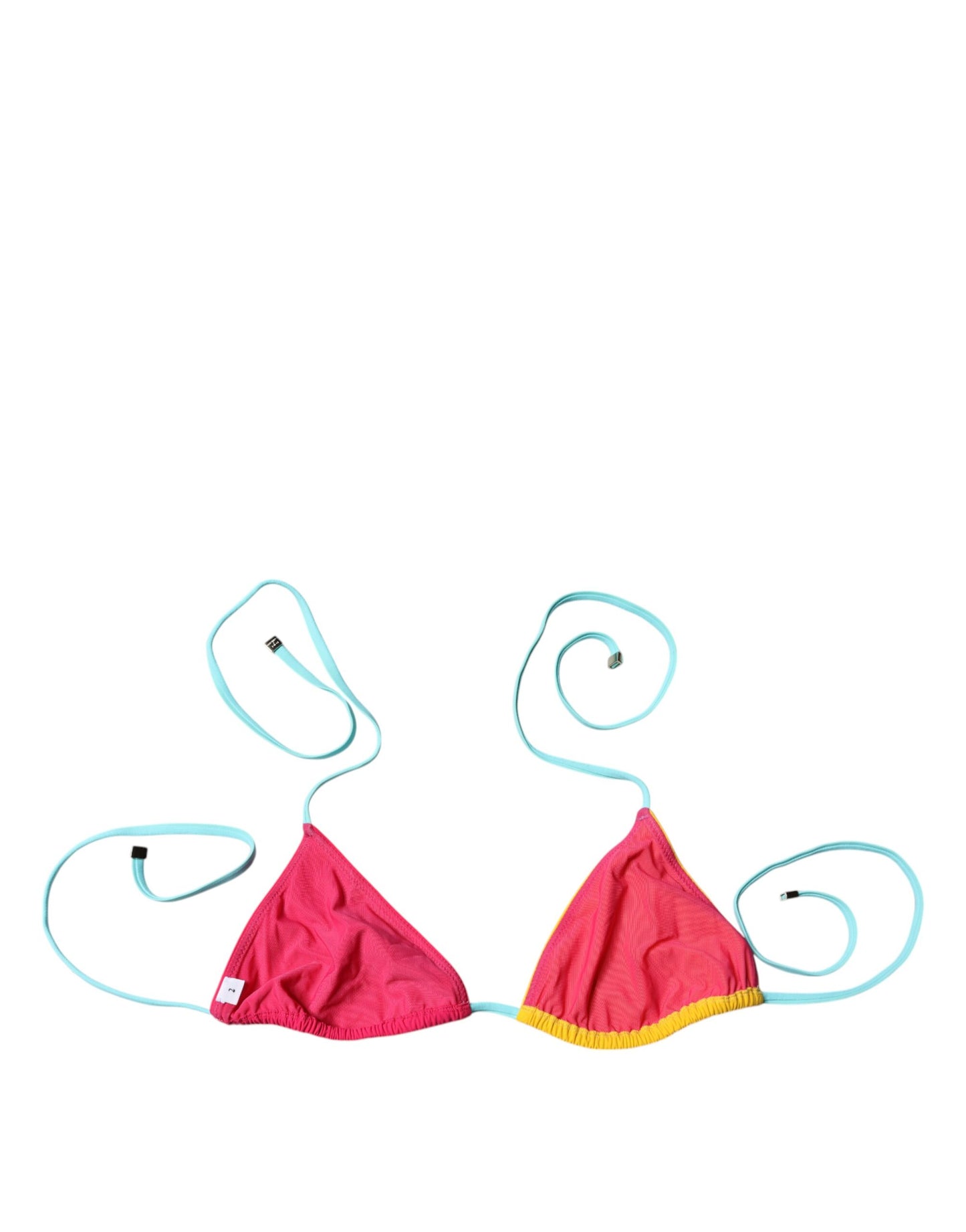 Haut de bikini dos nu multicolore Dolce & Gabbana